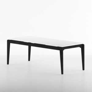 MESA LA VALENZIANA TRAFUL 2.20 TAPA BLANCA EBANO BALTICO