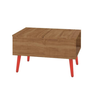 MESA CENTRO CAEMMUN IRON BAU CON BANDEJA Y PIE FIERRO NEGRO 30107.057