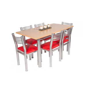 COMEDOR DELGI COMB S08-M4 150X80 MAS 6 SILLAS