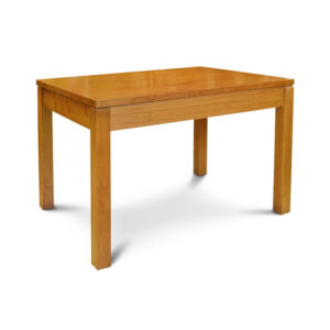 MESA PATRIA EURO PATA RECTA DE 1,80 X 0,85 TAPA MADERA CAOBA