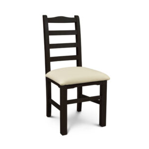 SILLA PATRIA 11001 ERGO.P/ RECTAS HUESO-WENGUE TAPIZADA