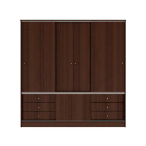 PLACARD FIPLASTO 2005 2 PUERTAS CORREDIZAS CEDRO/NOGAL