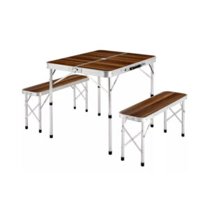 MESA PLEGABLE NAHUEL ALUMINIO CON 2 BANCOS CI07121