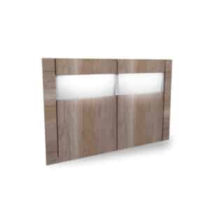 RESPALDO LA VALENZIANA ELITE 2 CON LUZ HASTA 2 MTS BARRIQUE BLANCO