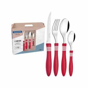 JUEGO DE CUBIERTOS TRAMONTINA COR&COR 23499/763 - 24 PIEZAS