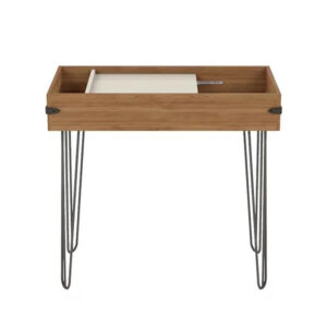 APARADOR CAEMMUN IRON CON PIE DE FIERRO NEGRO FOSCO BURITY/OFF WHITE 30109.303