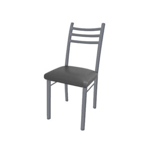 SILLA DONNET MODELO ROYAL COLOR GRIS OSCURO 69