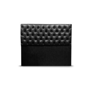 RESPALDO SOMMIER VICENTE CAPITONE 1,00 ECOCUERO NEGRO A006