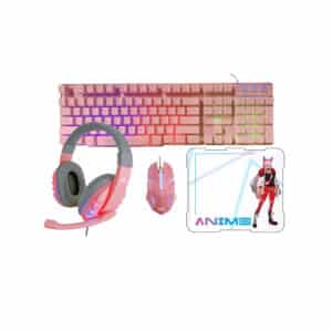 COMBO GAMING GTC TECLADO + AURICULARES + PAD ANI-C01