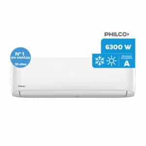 AIRE ACONDICIONADO SPLIT PHILCO 6.3 KWATT PHS60HA4CN FRIO CALOR ***