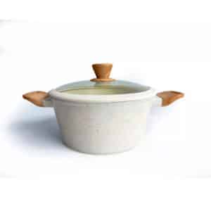 CACEROLA 22 CM CAROL INDUCCION GRANITO ASA.SILIC  ART 6722 ***