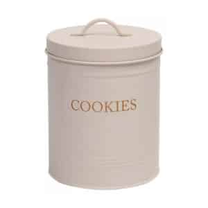 LATA DE GALLETITAS CAROL C-INSCR-CH 13.5X15 CM  ART 70124 BLA ***