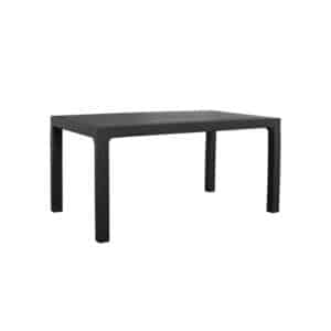 MESA GARDEN LIFE RECTANGULAR RATTAN NIZZA NEGRO 150X90