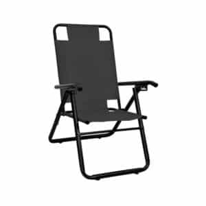 REPOSERA DESCANSAR PLEGAGLE BLACK ALUMINIO ART 80040