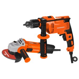 SUPER PACK TALADRO DAID750BX + AMOLADORA ANGULAR DAAG115-75C