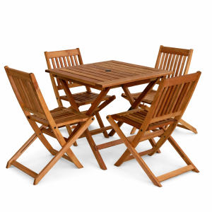 MESA ALOIA + 2 SILLAS PERGAMINO MUEBLES MONET BABILONIA