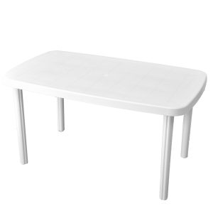 MESA RECTANGULAR VOSSS 2000 MARGARITA BLANCA