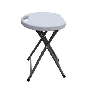 BANQUETA OUTDOORS PLEGABLE ART C1900 LASTICO CON MANIJA BLANCO